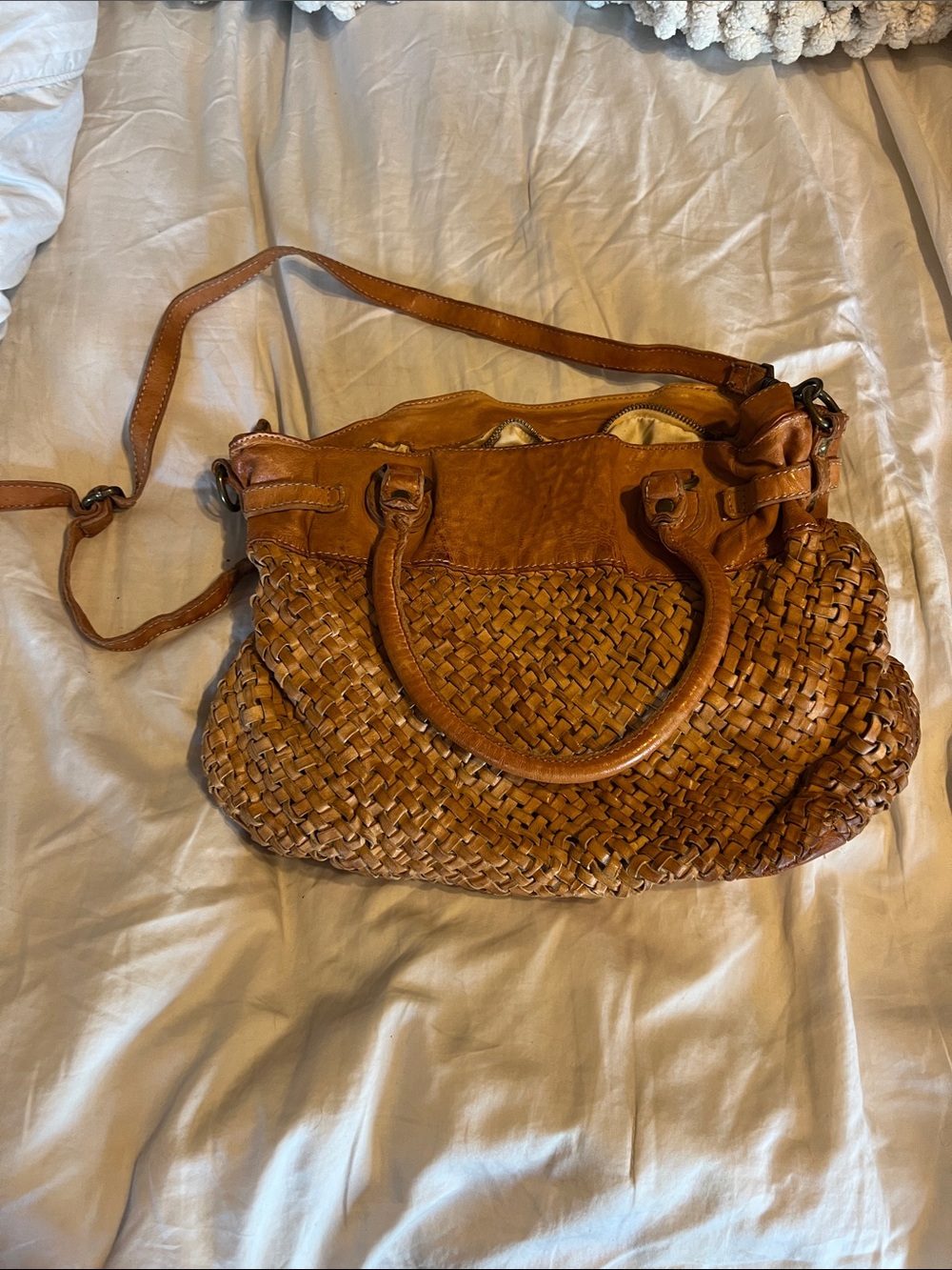 Vintage Wilson leather satchel